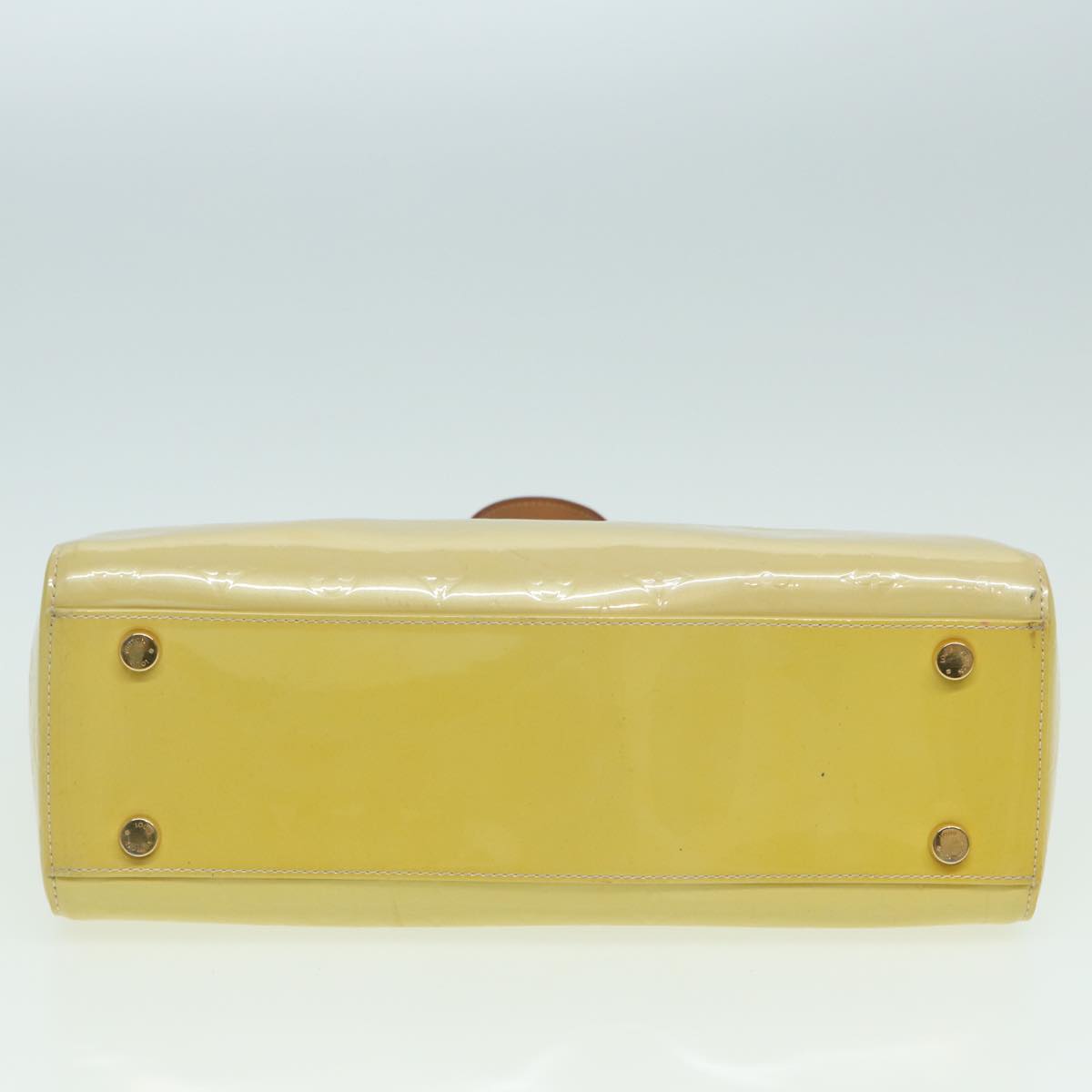 Louis Vuitton Brea Yellow Patent Leather Handbag