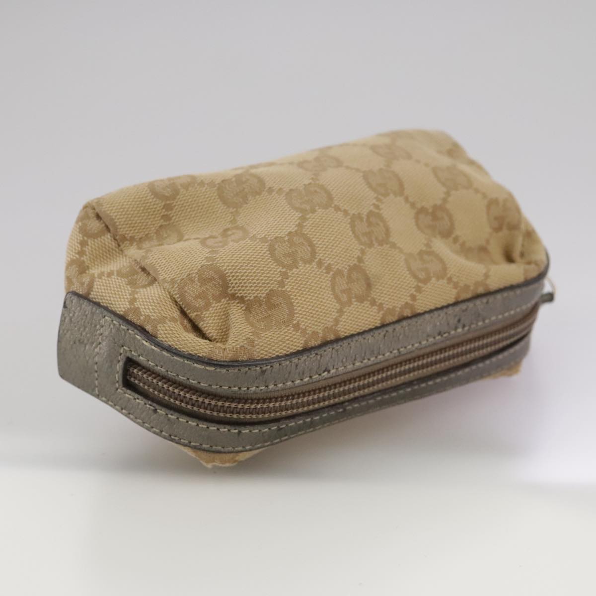 Gucci Gg Canvas Beige Canvas Clutch Bag