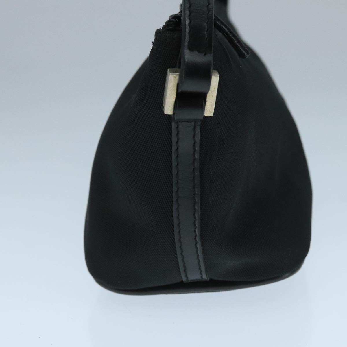Gucci Baguette Black Canvas Clutch Bag