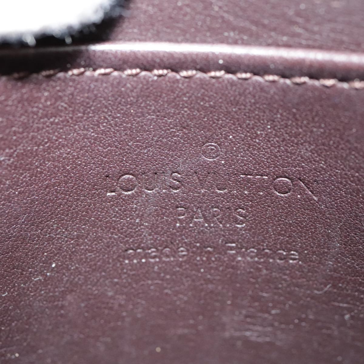 Louis Vuitton Zippy Coin Purse Burgundy Patent Leather Wallet