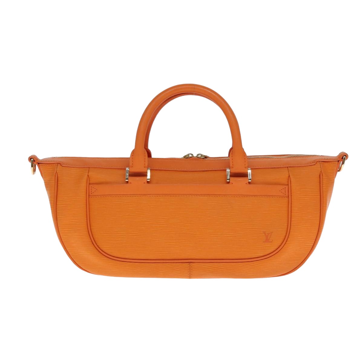 Louis Vuitton Danura Orange Leather Handbag