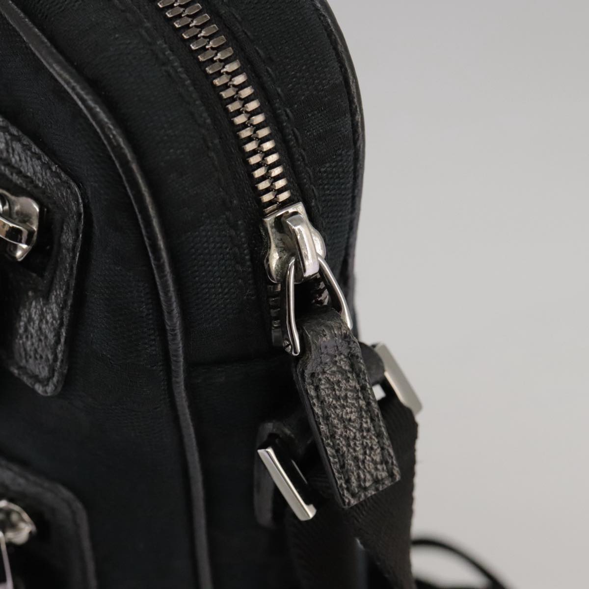 Gucci Black Canvas Shoulder Bag