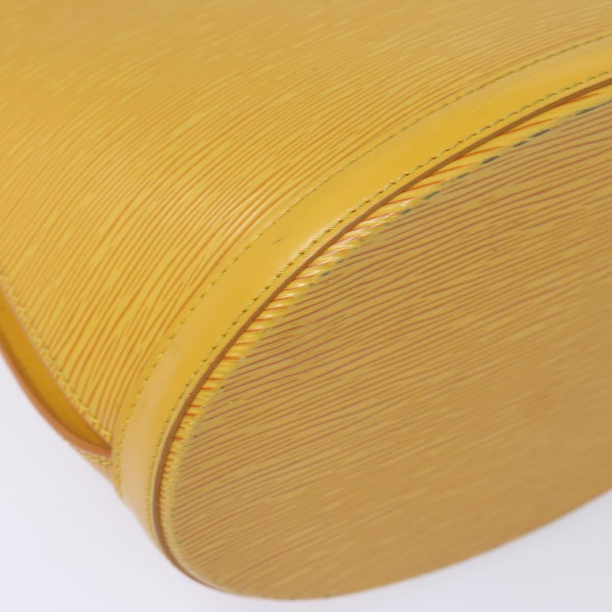 Louis Vuitton Cluny Yellow Leather Shoulder Bag