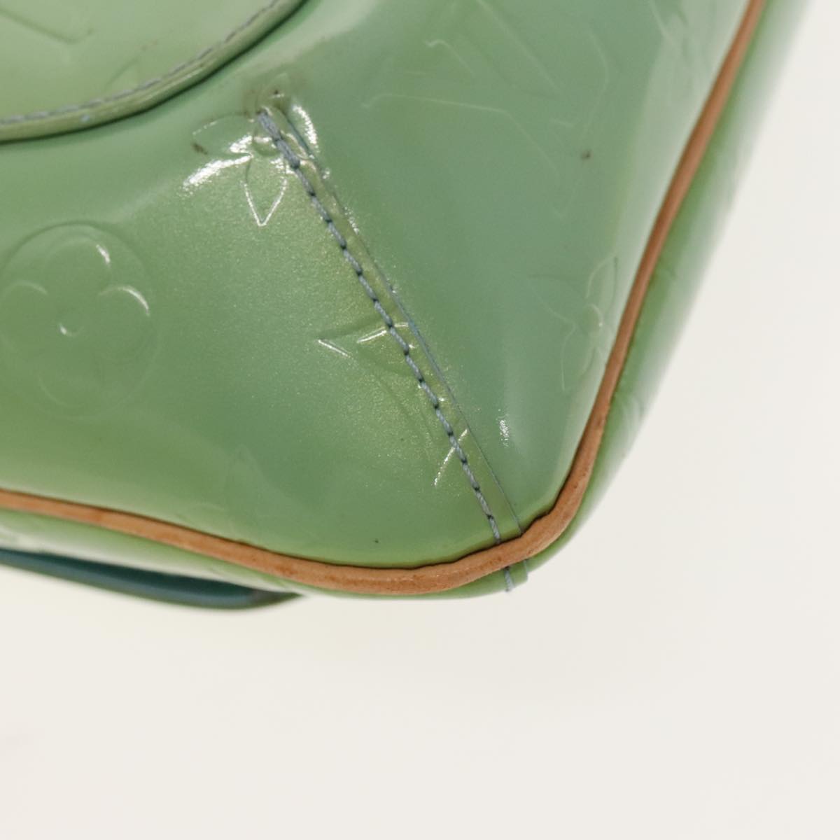 Louis Vuitton Thompson Street Green Patent Leather Shoulder Bag