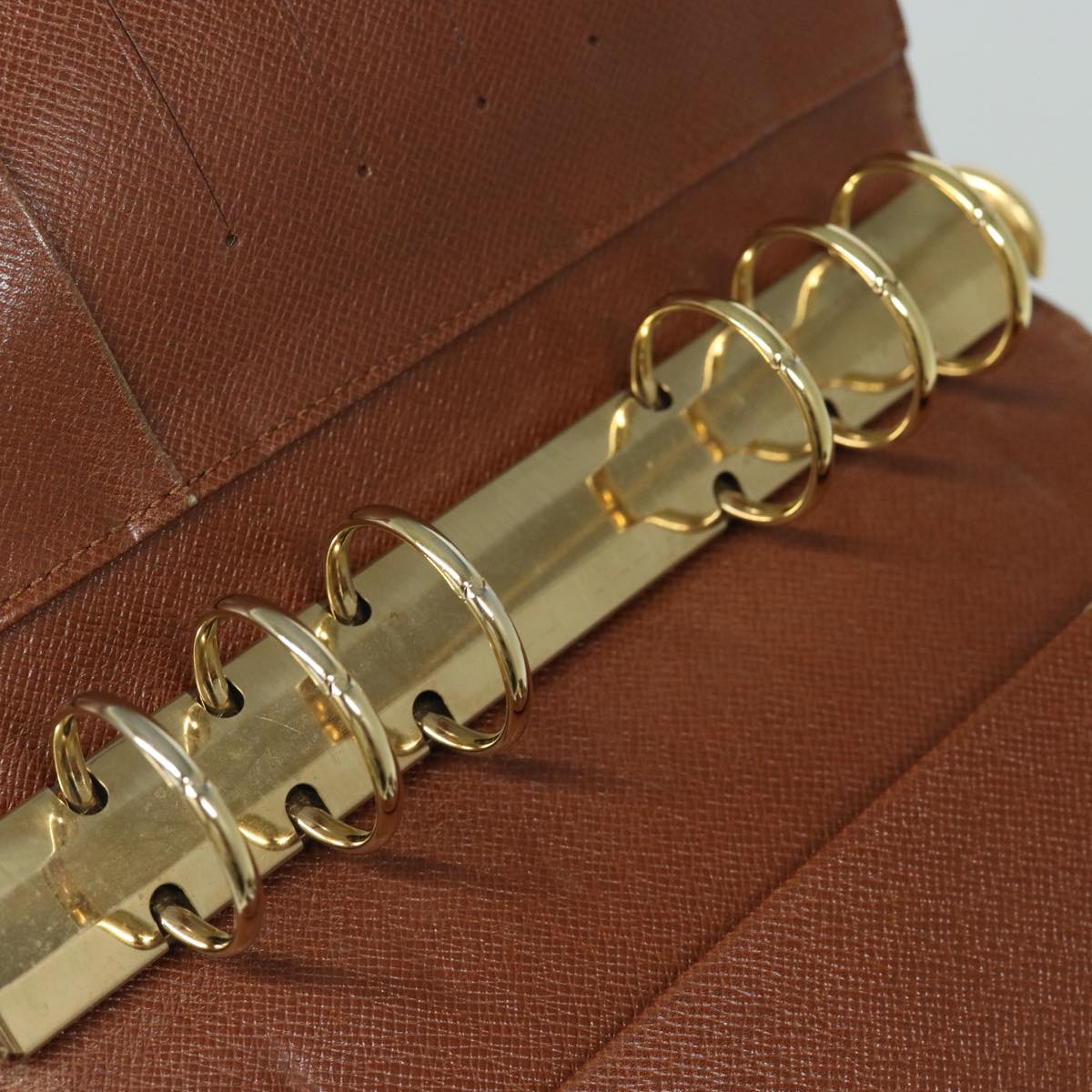 Louis Vuitton Agenda Cover Brown Canvas Wallet