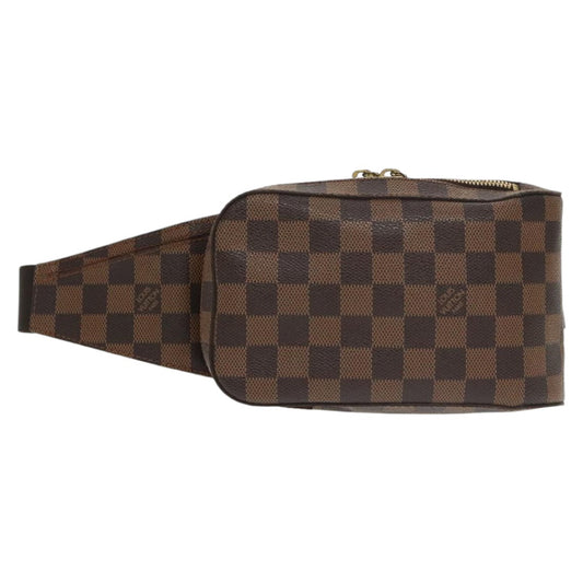 Louis Vuitton Geronimos Brown Canvas Shoulder Bag