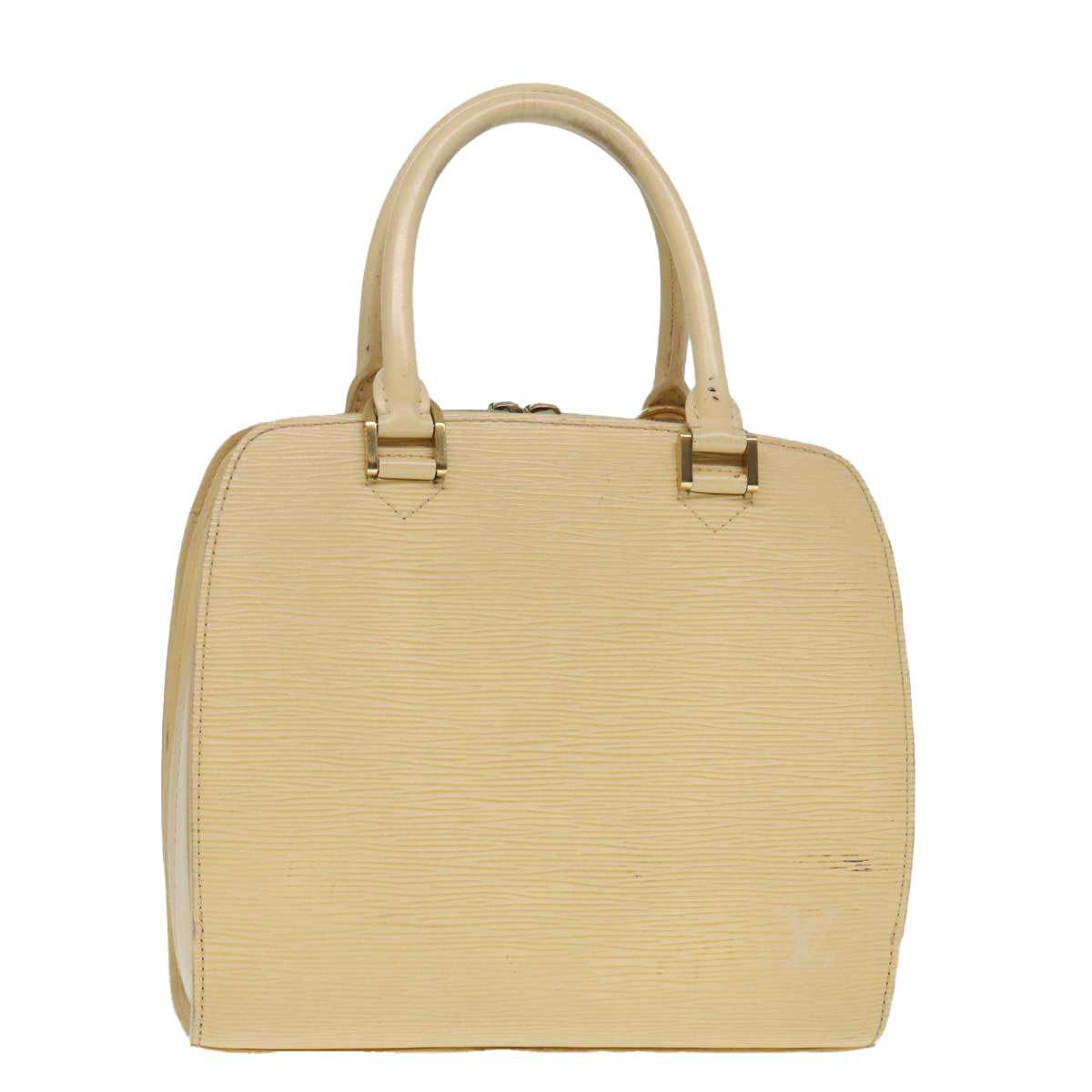 Louis Vuitton Pont Neuf Ecru Leather Handbag