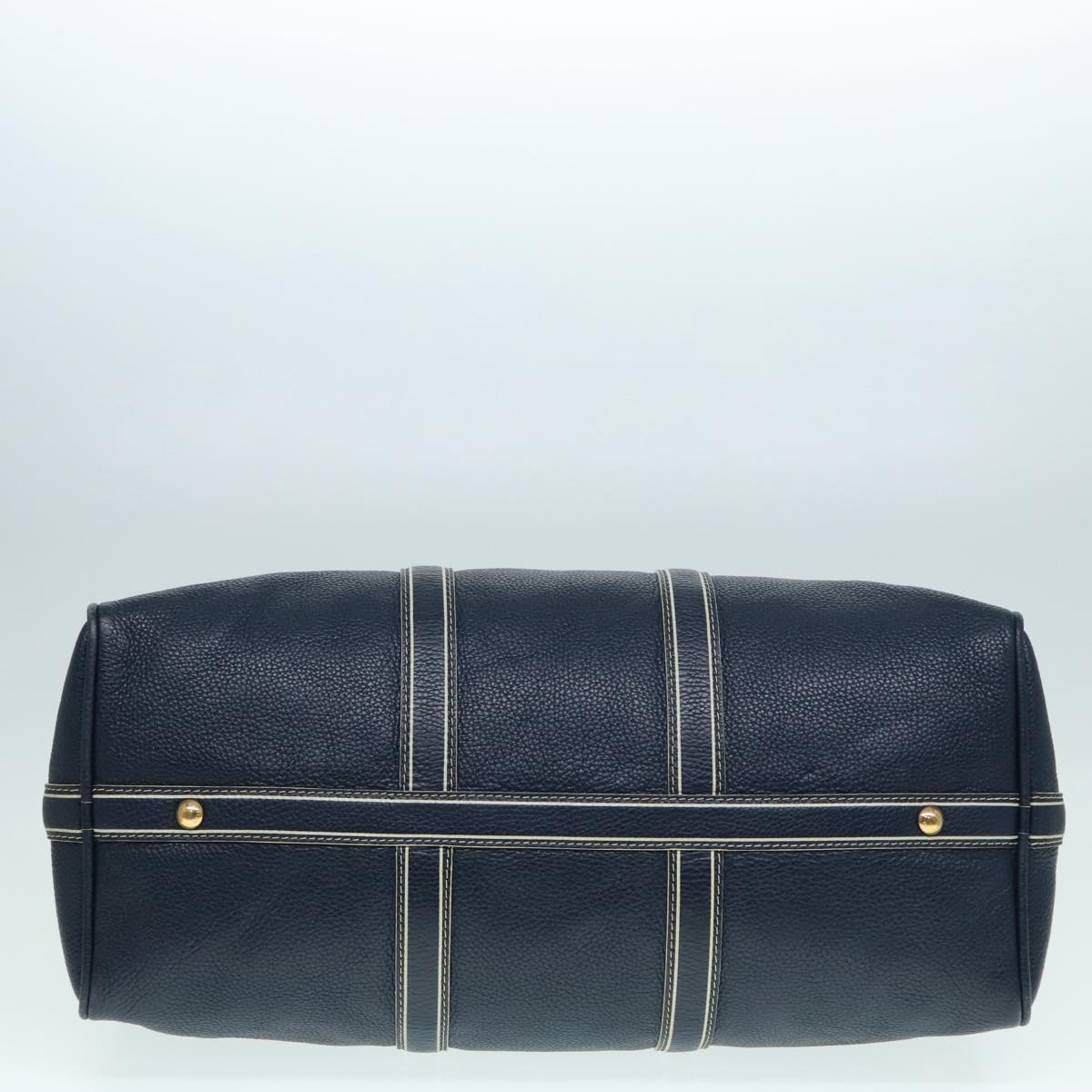 Louis Vuitton Keepall 50 Navy Leather Travel Bag