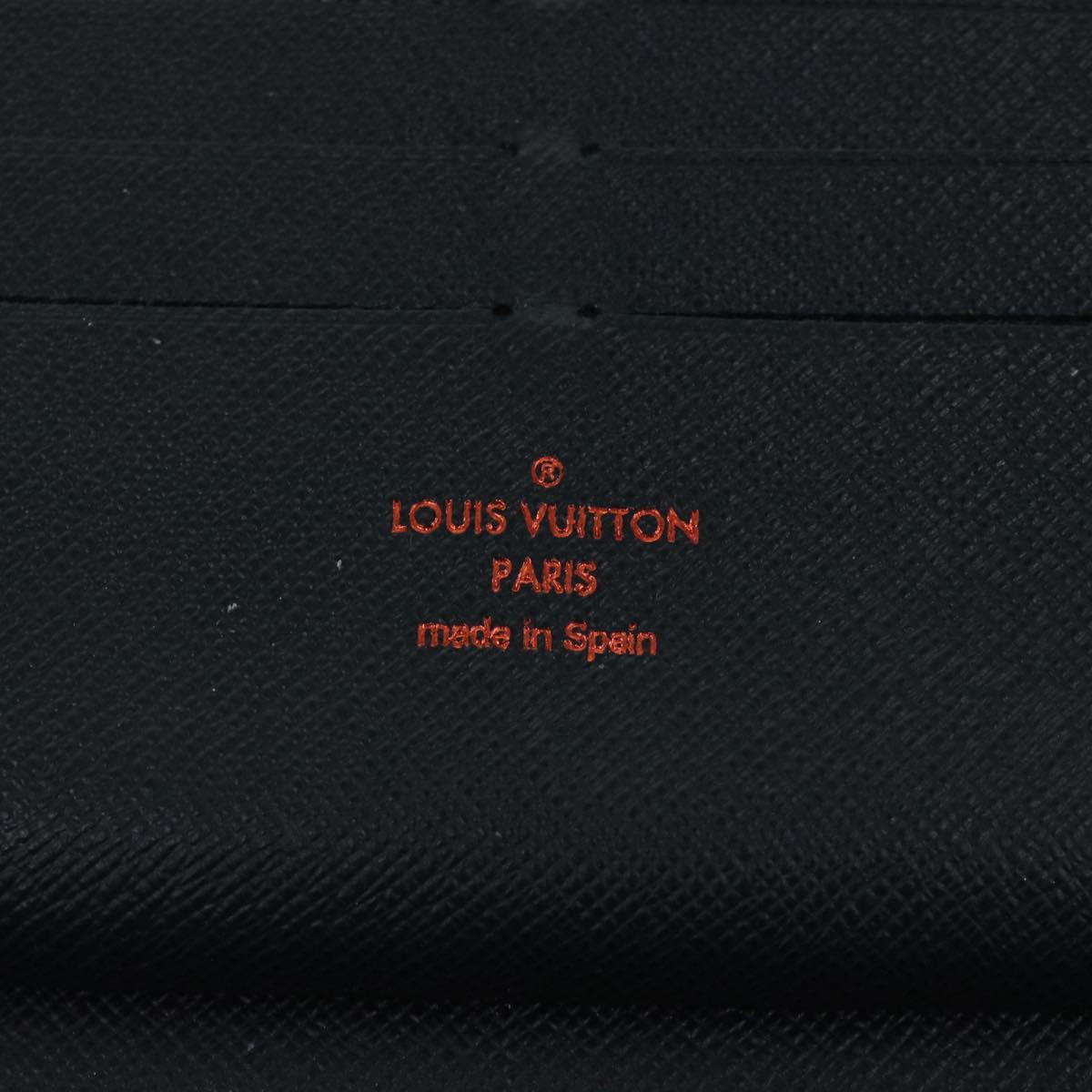 Louis Vuitton Zippy Organizer Black Canvas Wallet