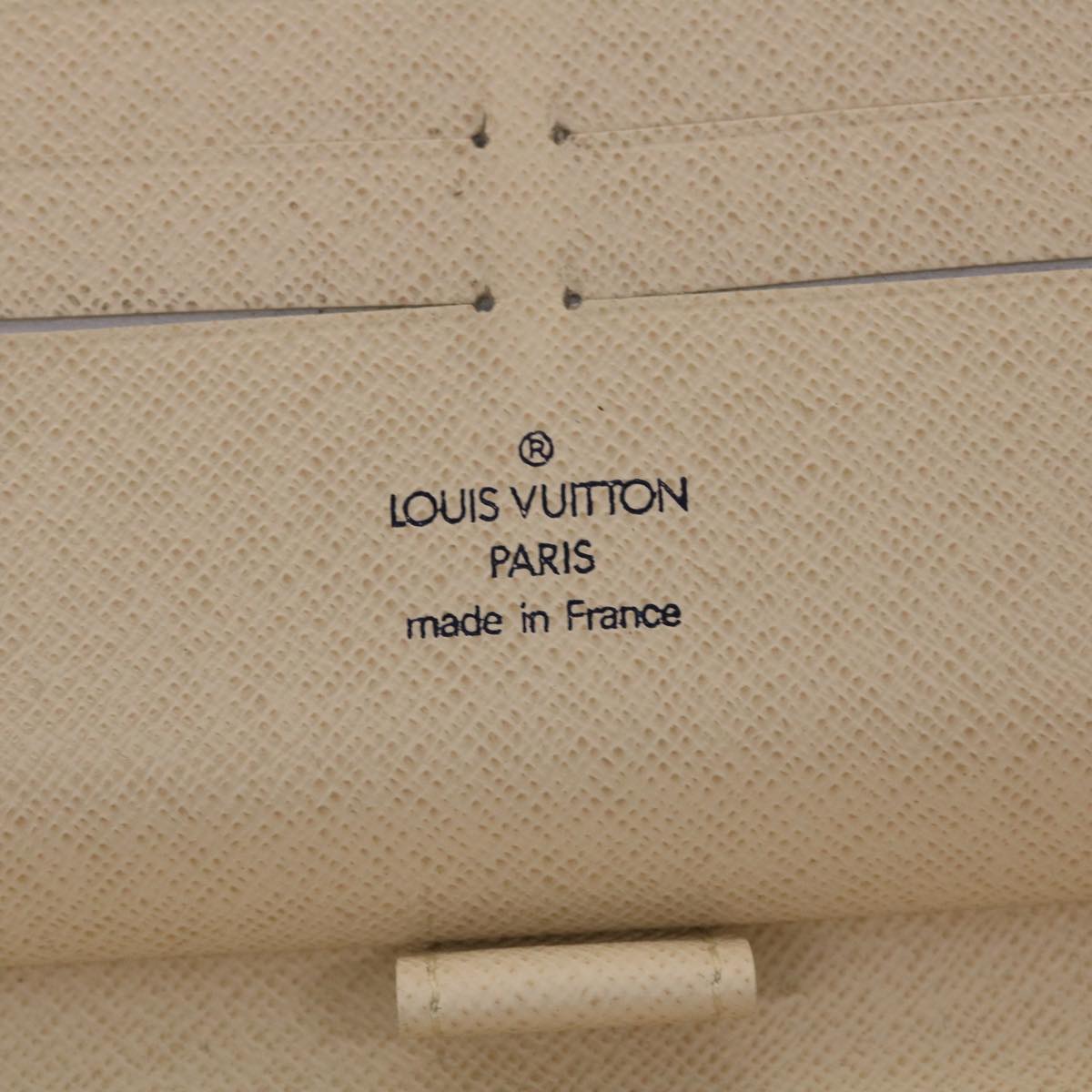 Louis Vuitton Zippy Organizer White Canvas Wallet