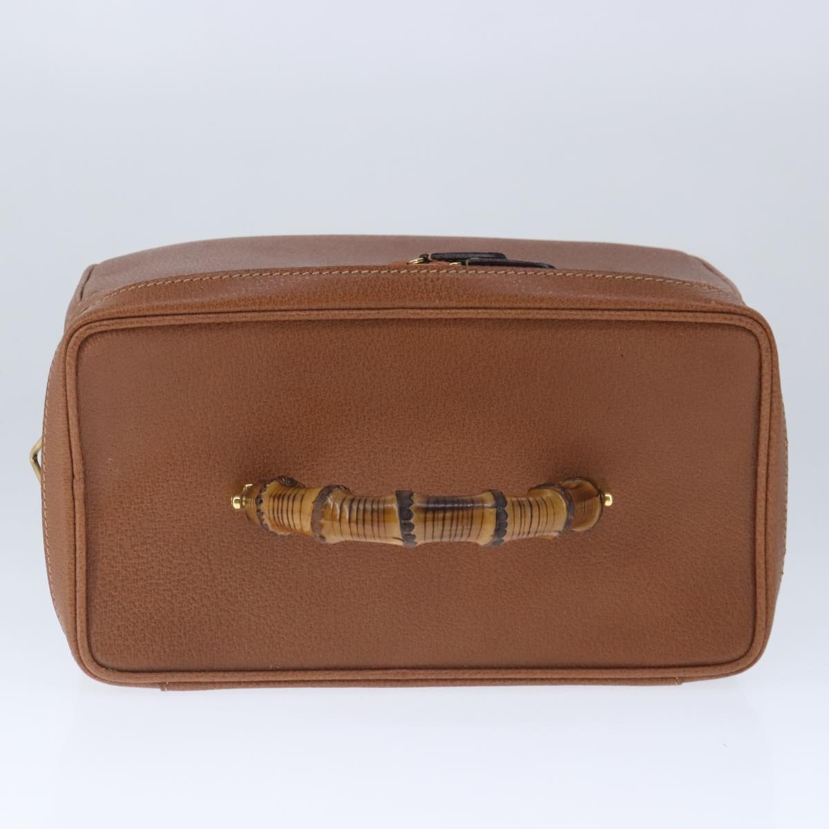 Gucci Bamboo Brown Leather Handbag
