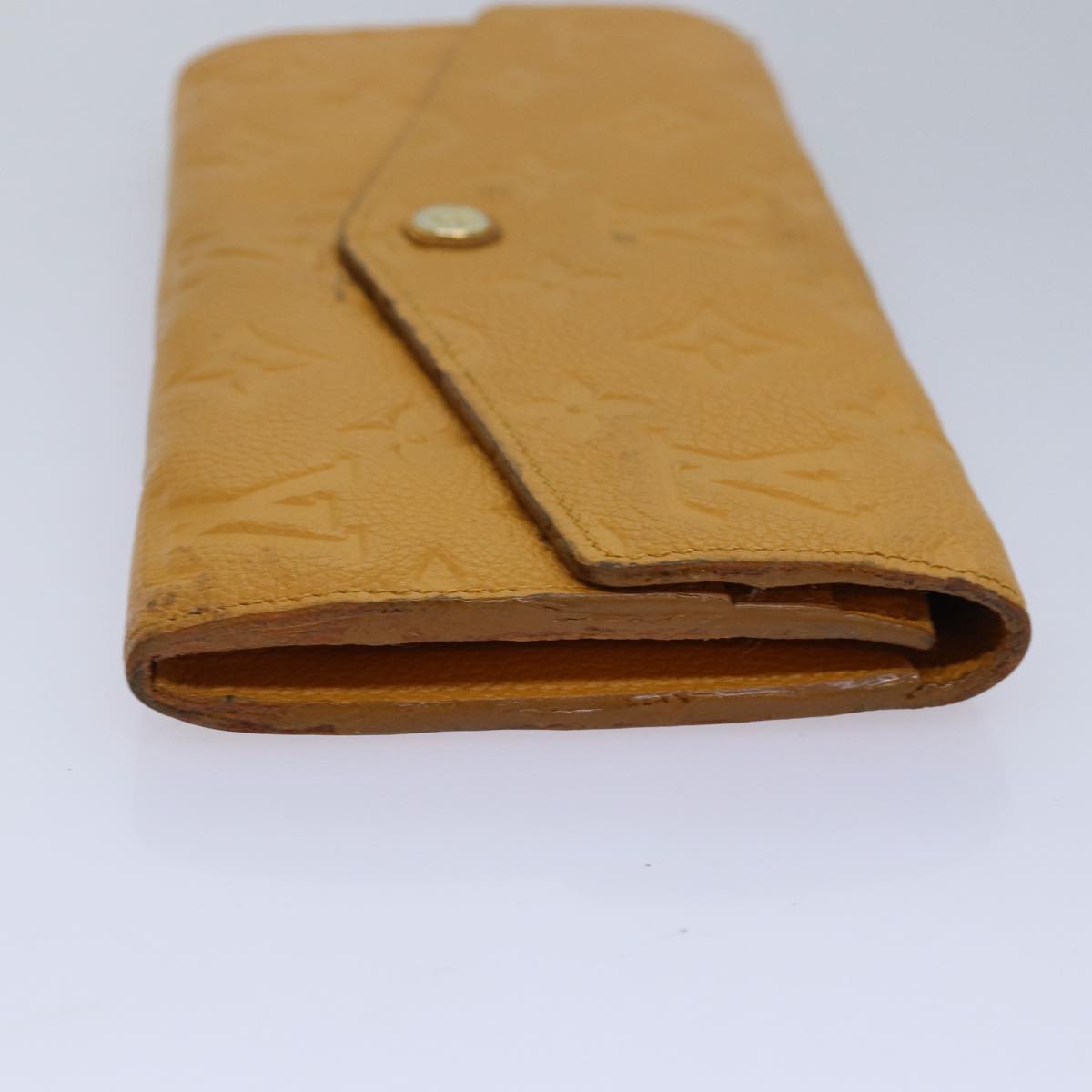Louis Vuitton Portefeuille Yellow Leather Wallet