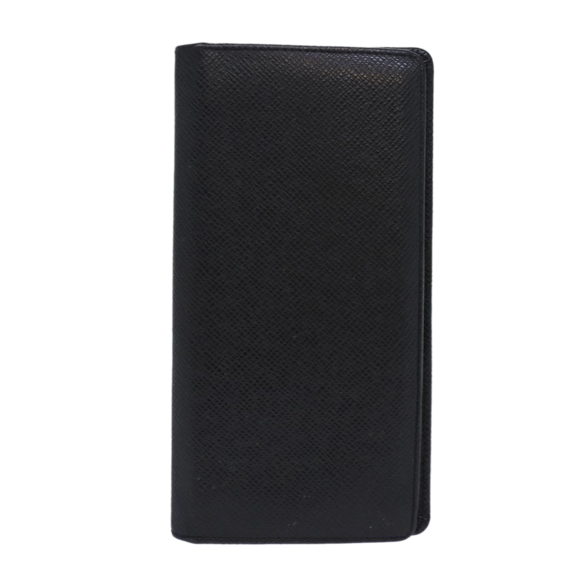 Louis Vuitton Portefeuille Brazza Black Leather Wallet