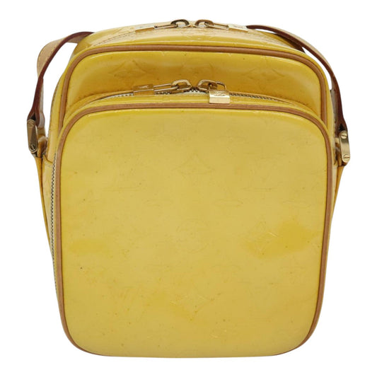 Louis Vuitton Wooster Yellow Patent Leather Shoulder Bag