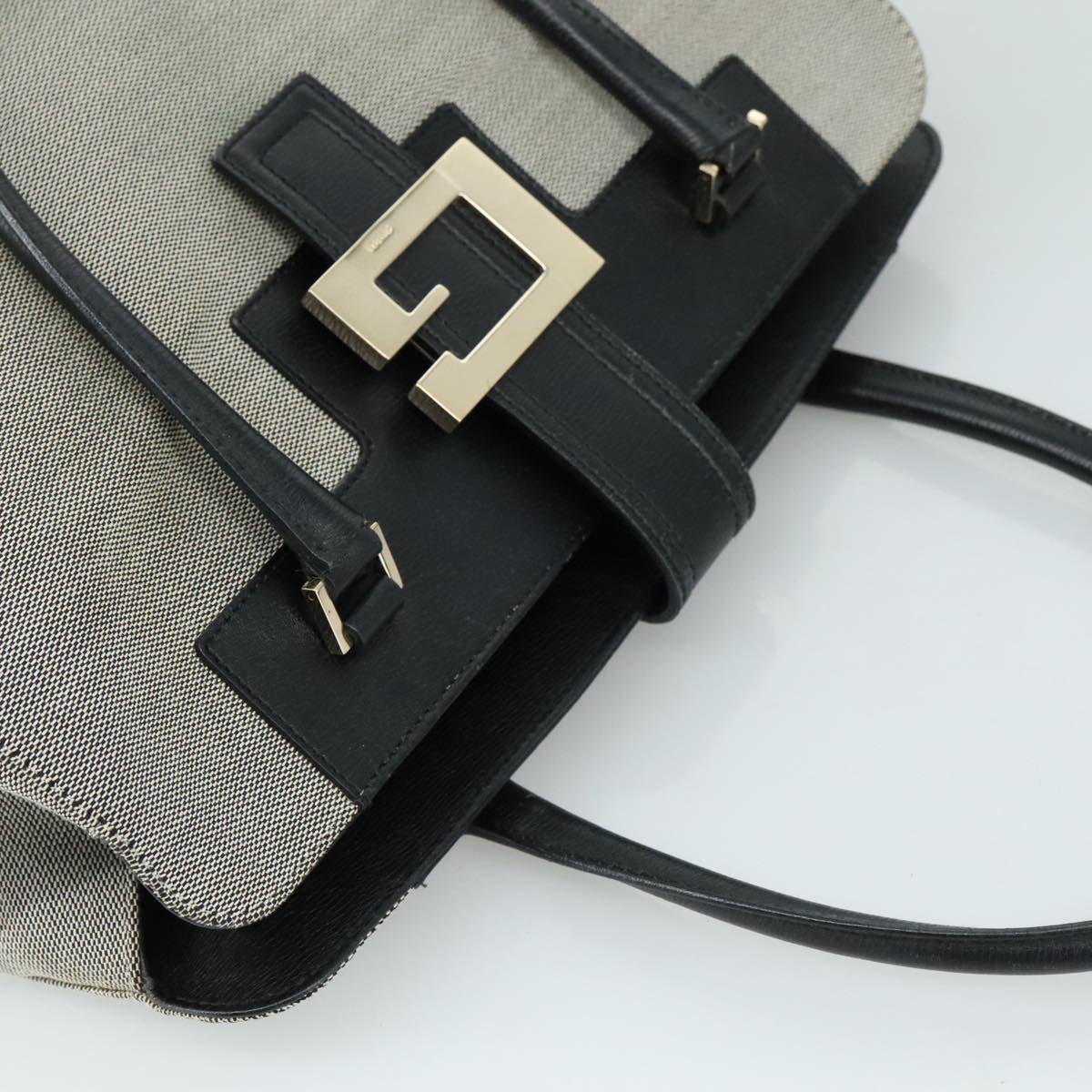 Gucci Square G Grey Canvas Tote Bag