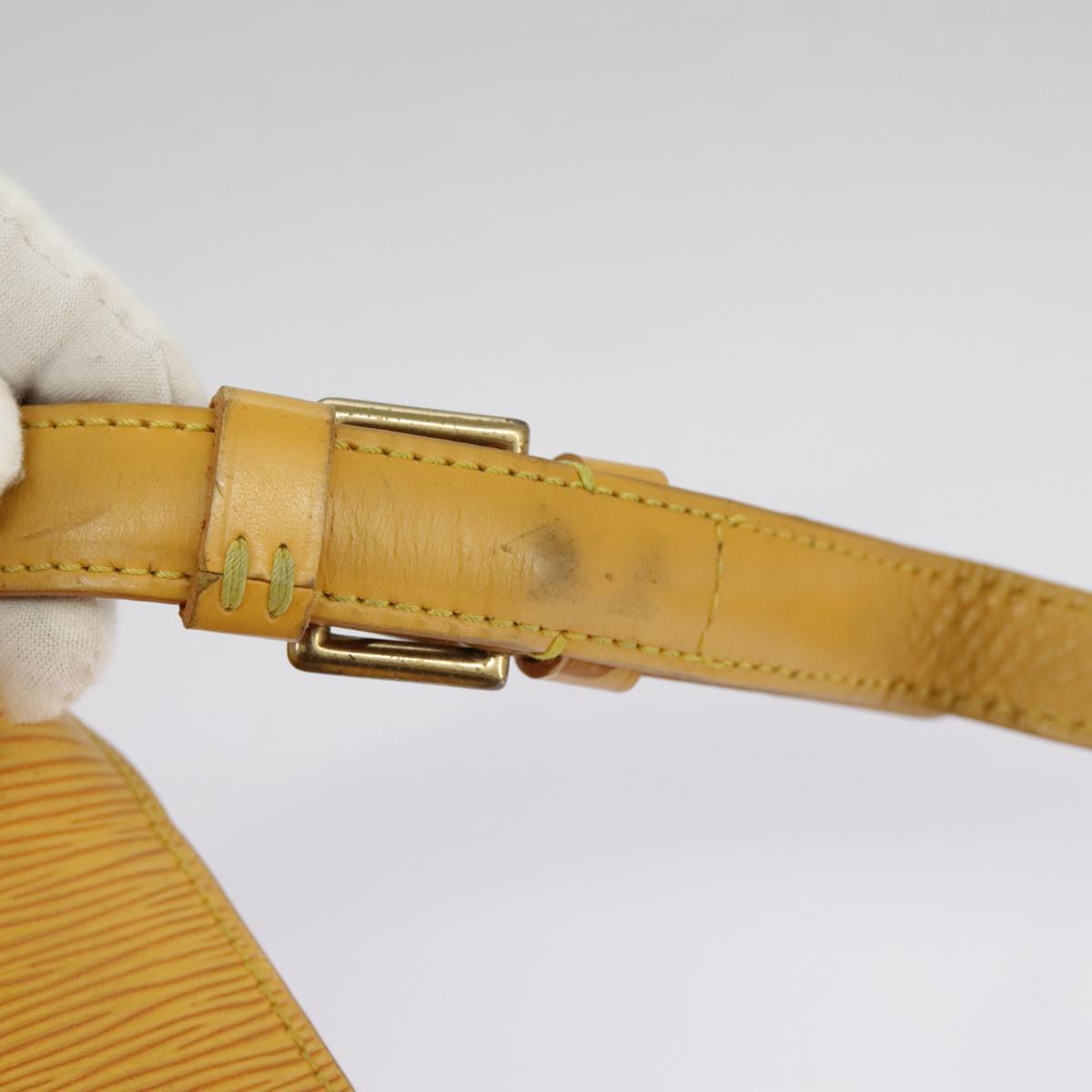 Louis Vuitton Gobelins Yellow Leather Backpack Bag