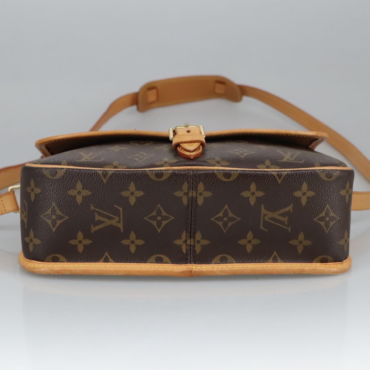 Louis Vuitton Sologne Brown Canvas Shoulder Bag