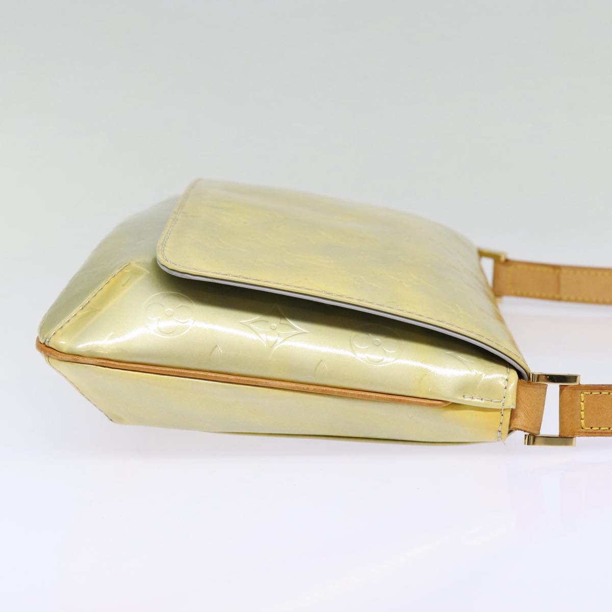 Louis Vuitton Thompson Street Grey Patent Leather Shoulder Bag