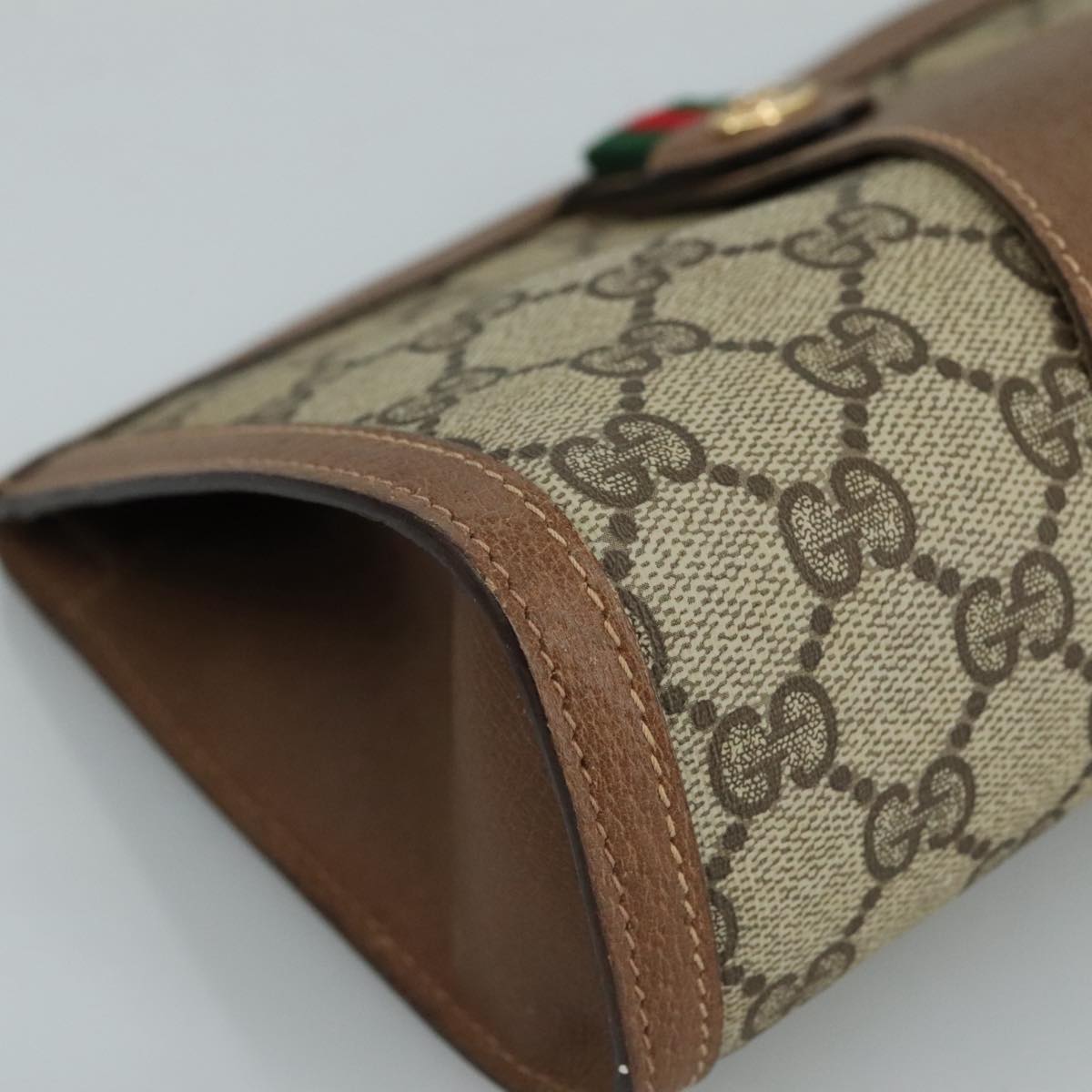 Gucci Gg Canvas Beige Canvas Clutch Bag