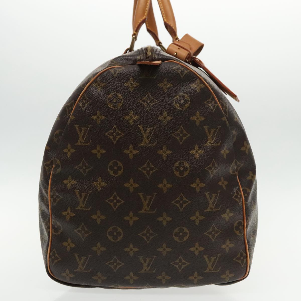 Louis Vuitton Keepall 55 Brown Canvas Travel Bag