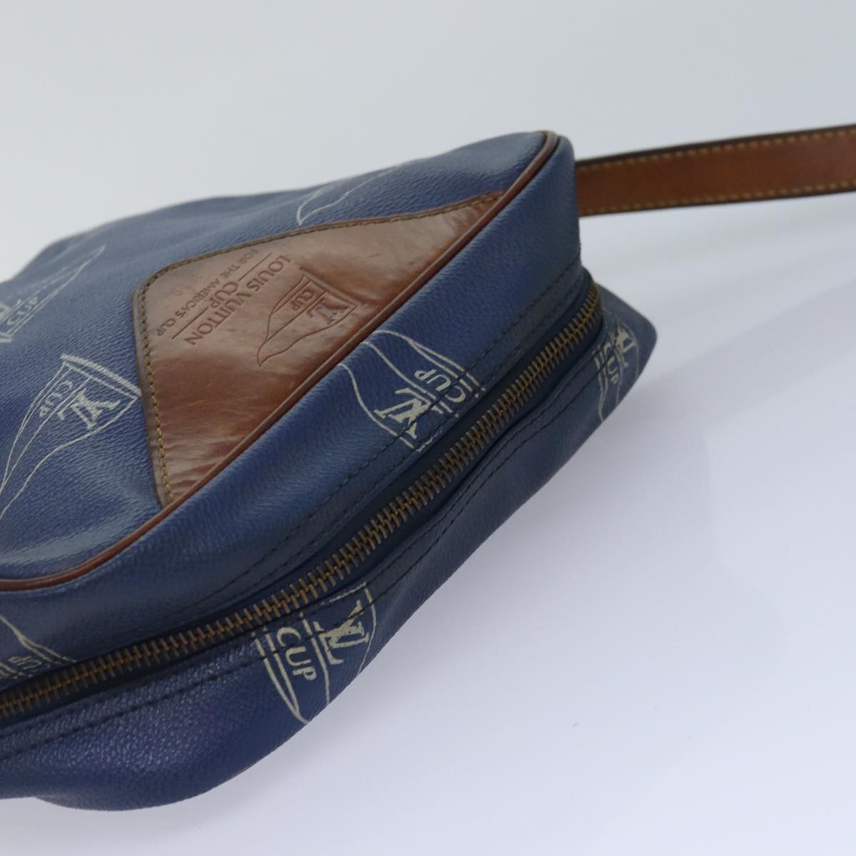 Louis Vuitton San Diego Blue Canvas Shoulder Bag