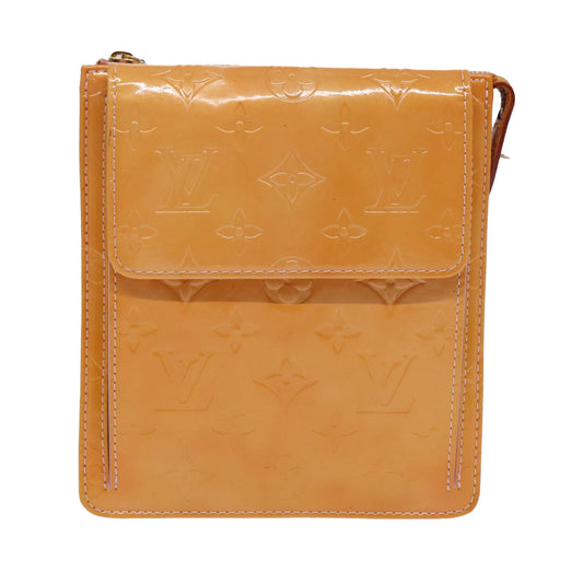 Louis Vuitton Mott Beige Patent Leather Shoulder Bag