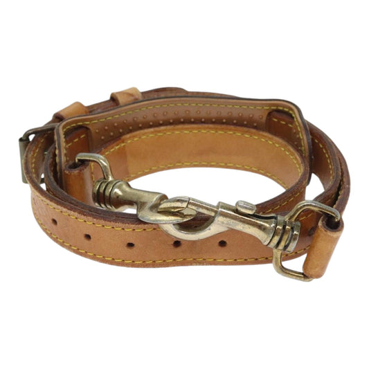 Louis Vuitton Shoulder Strap Beige Leather Bag Jewelry ()