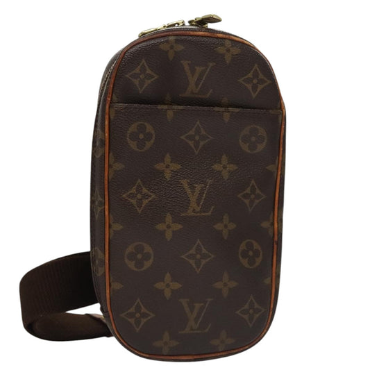 Louis Vuitton Pochette Gange Brown Canvas Shoulder Bag