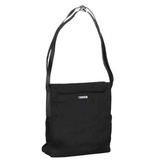 Gucci Black Canvas Shoulder Bag ()