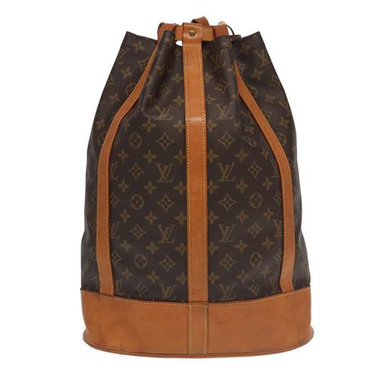 Louis Vuitton Randonnée Brown Canvas Shoulder Bag