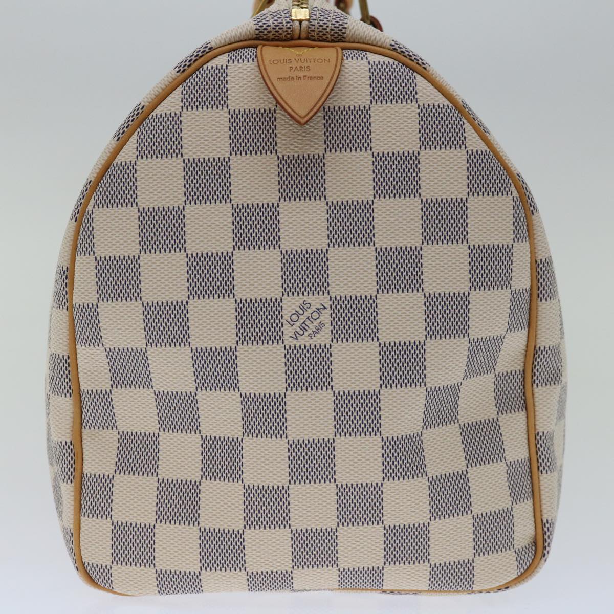 Louis Vuitton Speedy 30 White Canvas Handbag