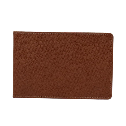 Louis Vuitton Brown Leather Wallet  ()