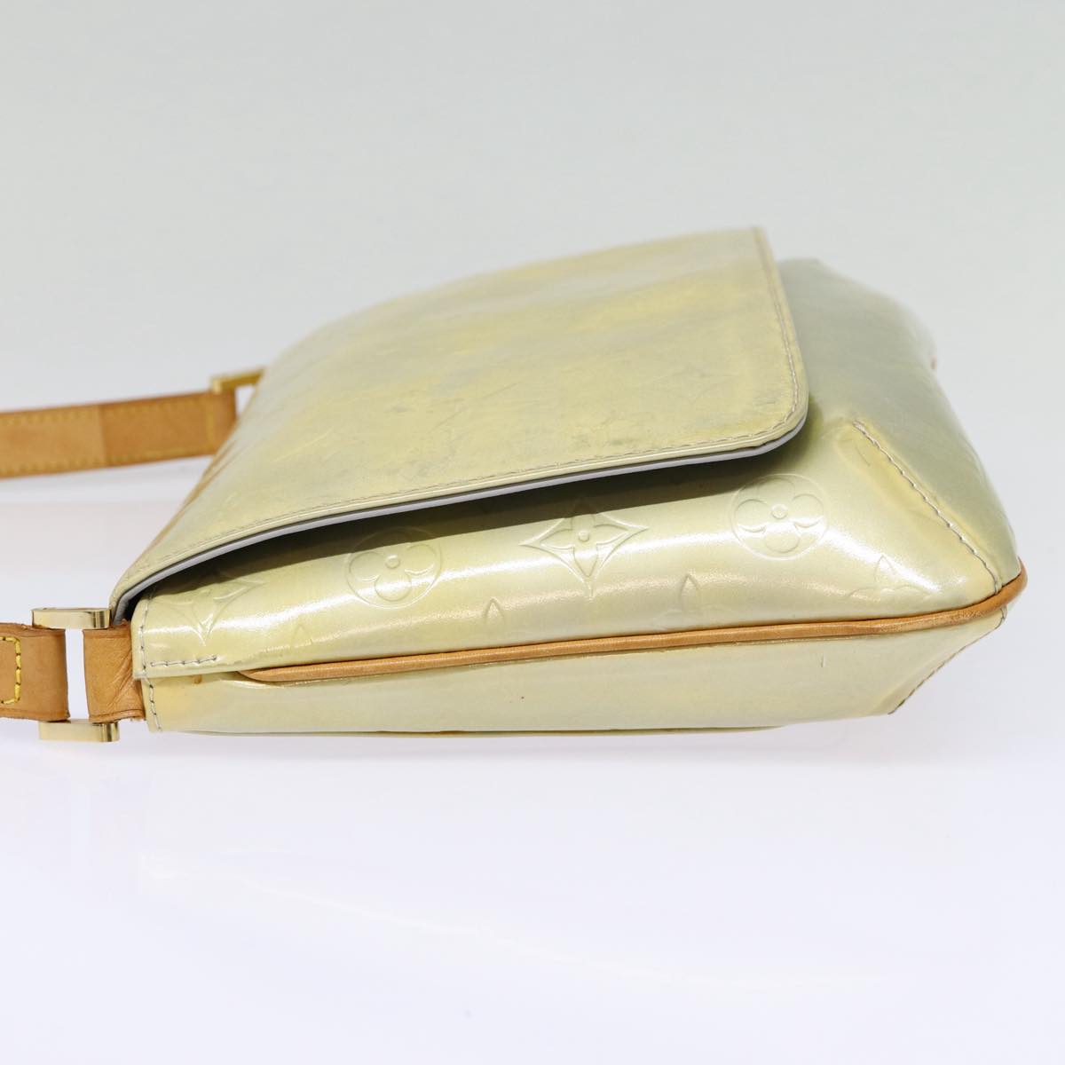 Louis Vuitton Thompson Street Grey Patent Leather Shoulder Bag