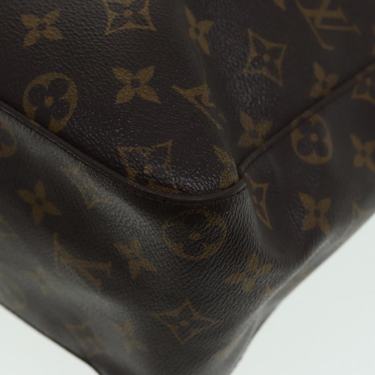 Louis Vuitton Looping Gm Brown Canvas Shoulder Bag