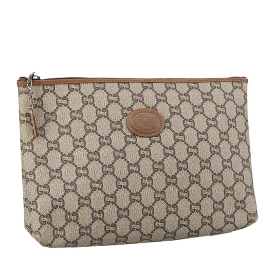 Gucci -- Beige Canvas Clutch Bag ()
