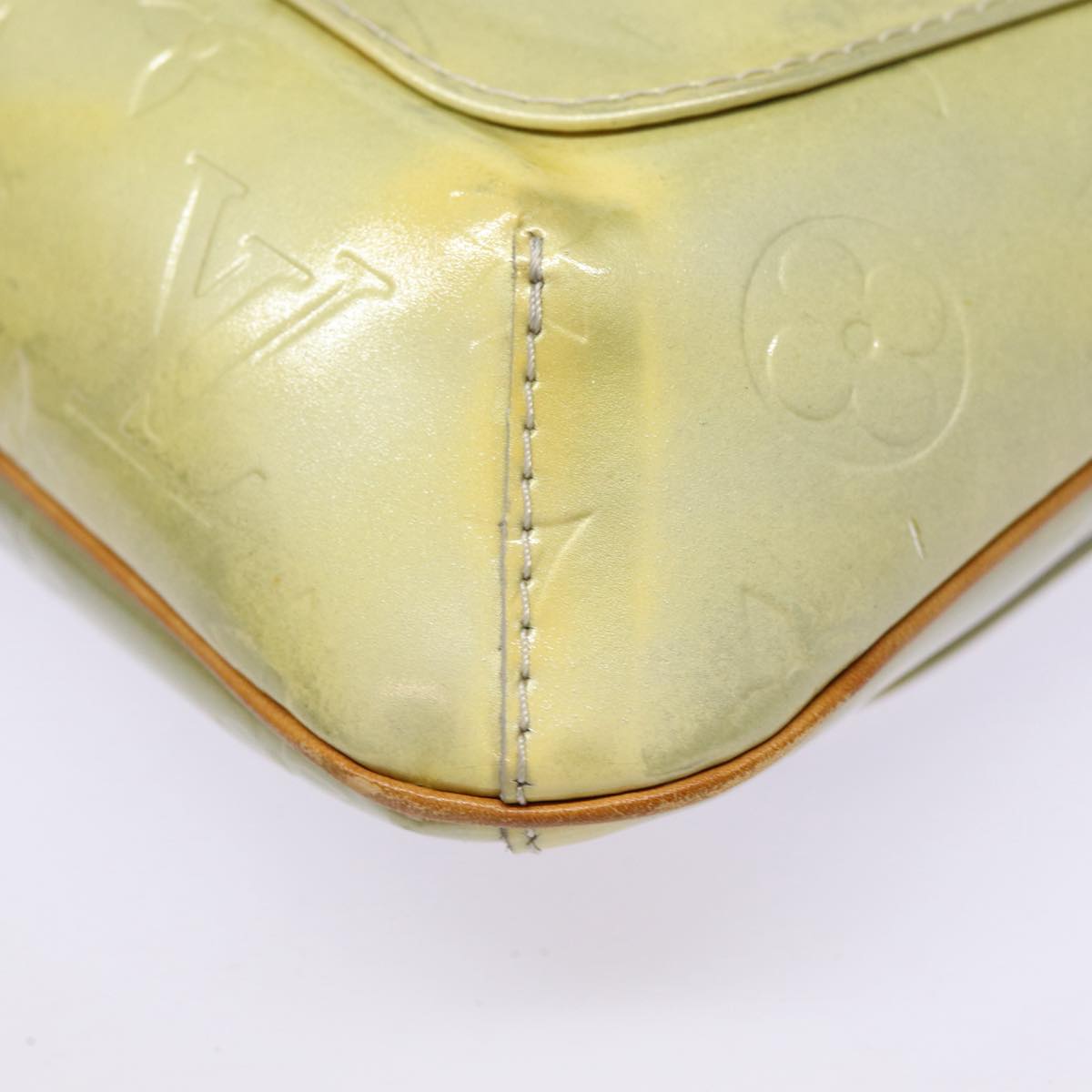 Louis Vuitton Thompson Street Grey Patent Leather Shoulder Bag