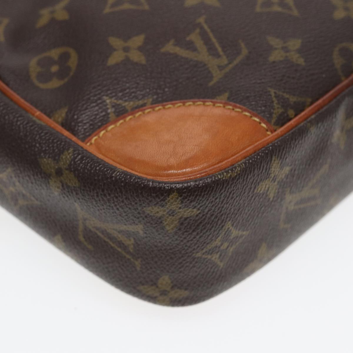 Louis Vuitton Compiegne 28 Brown Canvas Clutch Bag
