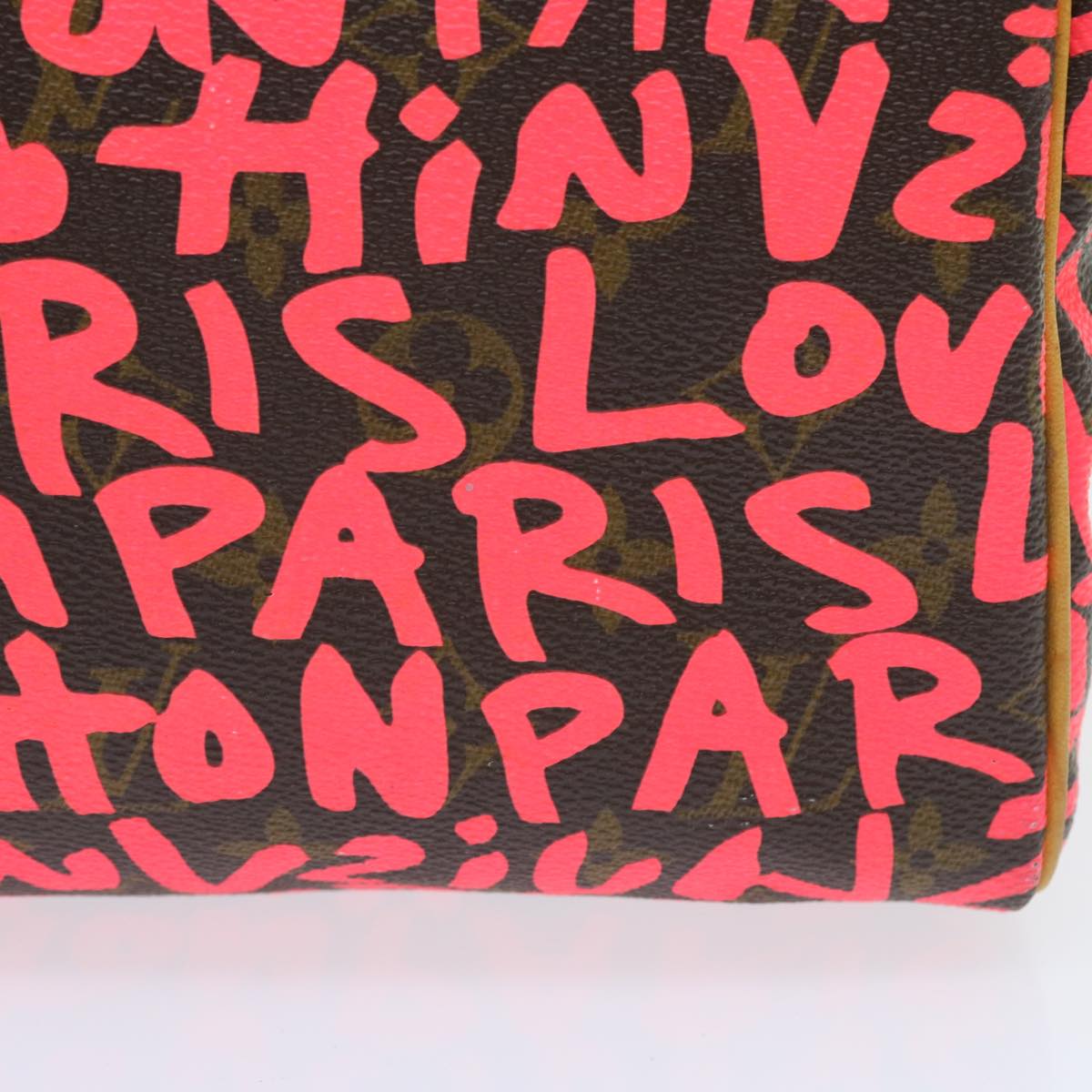 Louis Vuitton Speedy 30 Pink Canvas Handbag