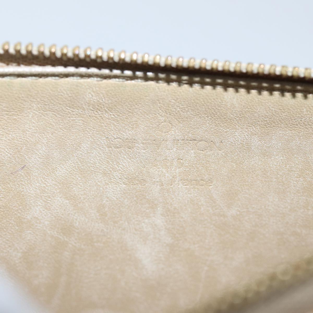 Louis Vuitton Lexington Yellow Patent Leather Clutch Bag