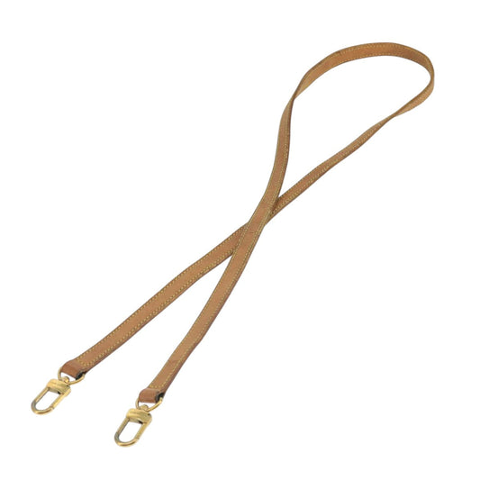 Louis Vuitton Shoulder Strap Beige Leather Bag Jewelry ()