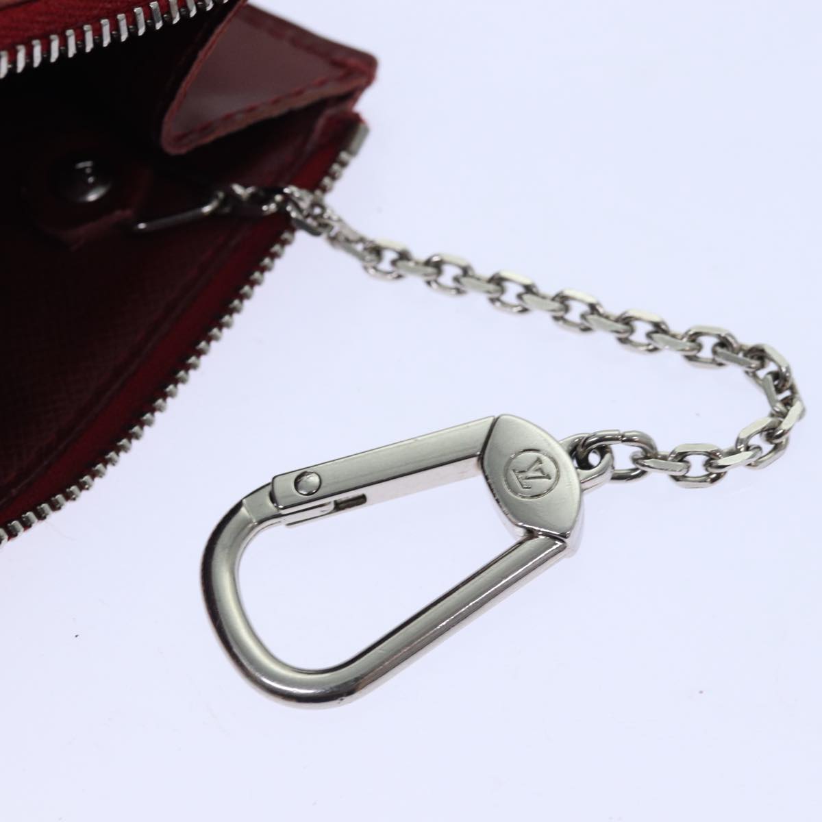 Louis Vuitton Keyring Red Canvas Wallet