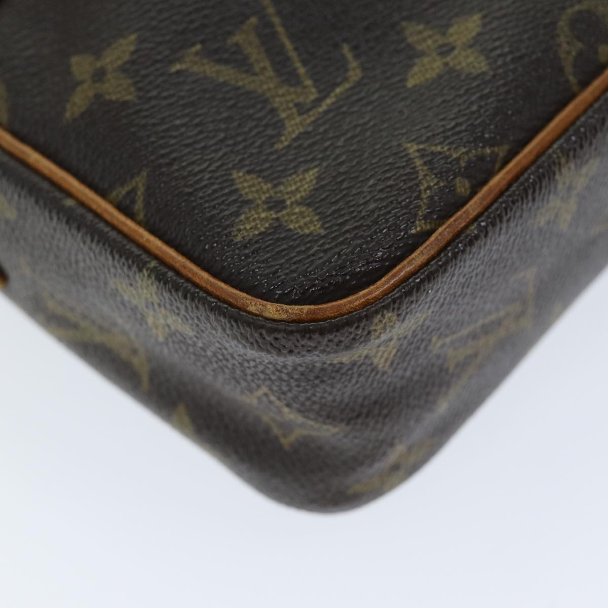 Louis Vuitton Trousse De Toilette Brown Canvas Clutch Bag