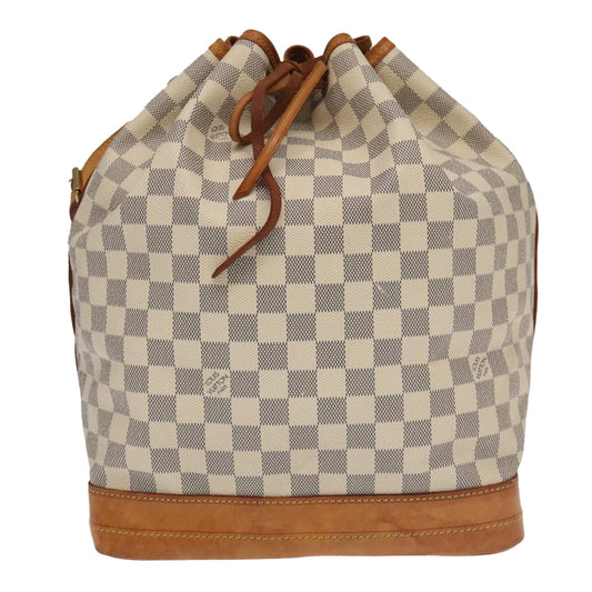 Louis Vuitton Noé White Canvas Shoulder Bag