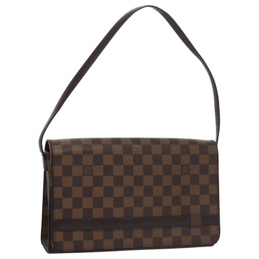Louis Vuitton Tribeca Brown Canvas Shoulder Bag