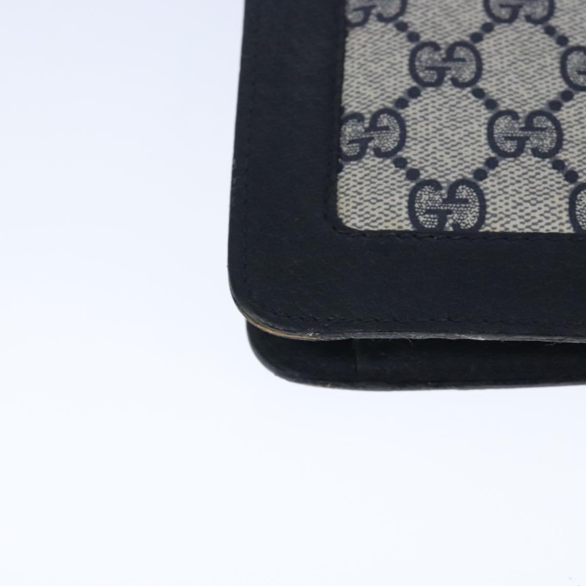 Gucci Sherry Navy Leather Shoulder Bag