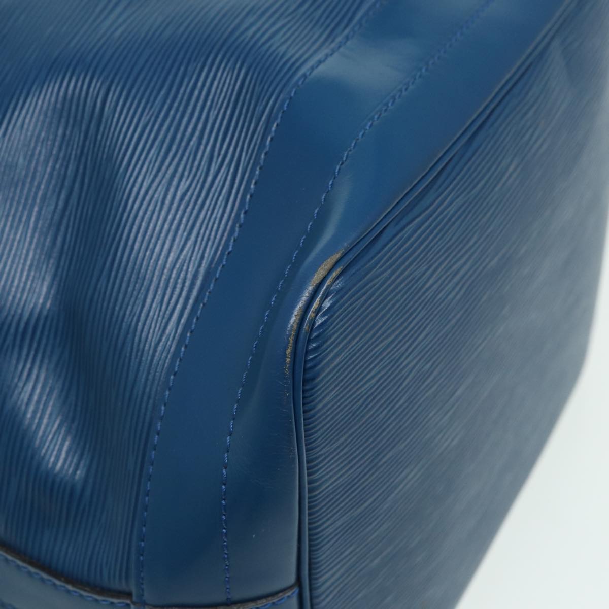 Louis Vuitton Noe Blue Leather Shoulder Bag
