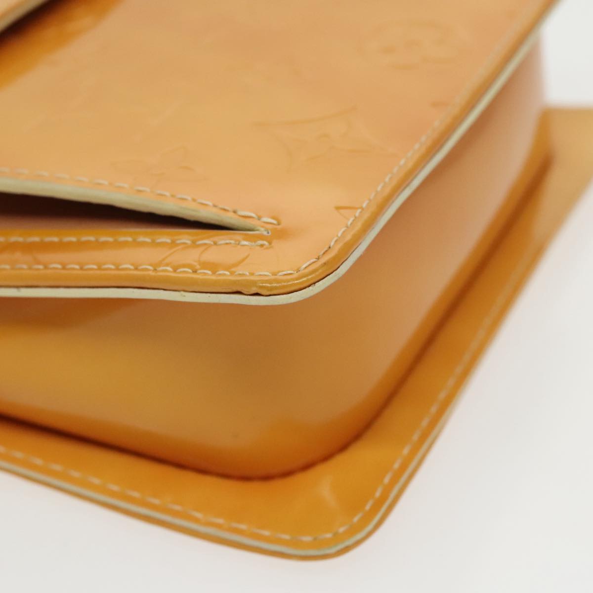 Louis Vuitton Mott Yellow Patent Leather Shoulder Bag
