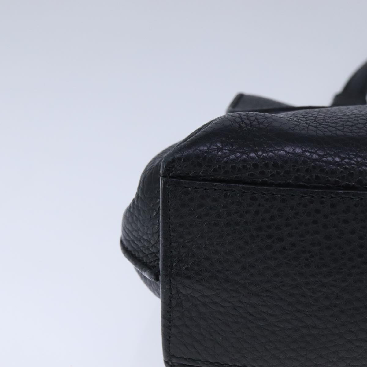 Gucci Bamboo Black Leather Handbag