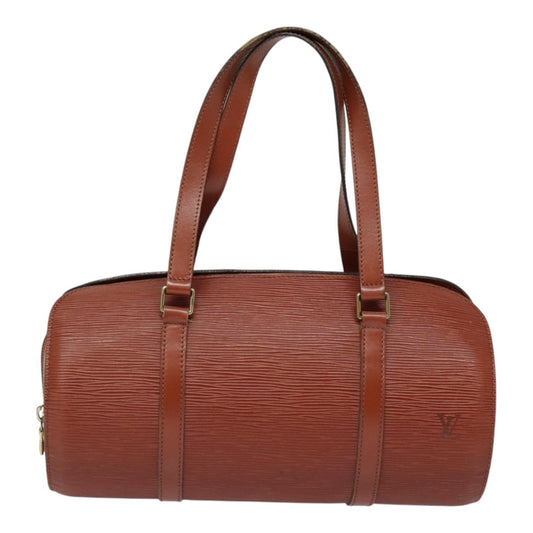 Louis Vuitton Soufflot Brown Leather Handbag