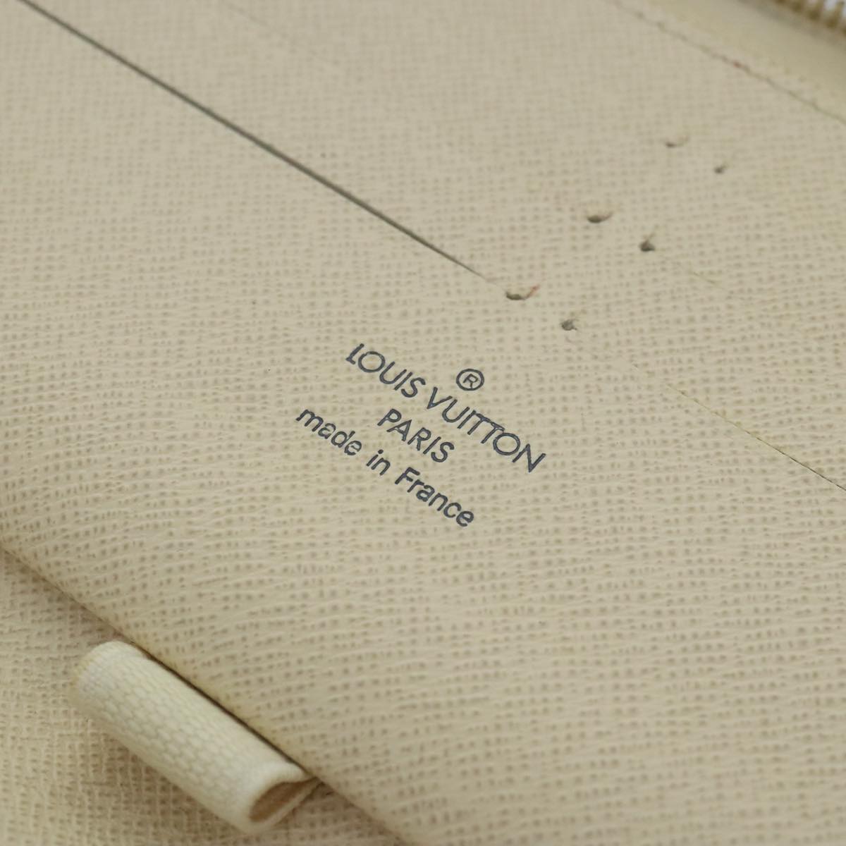 Louis Vuitton Organizer White Canvas Wallet